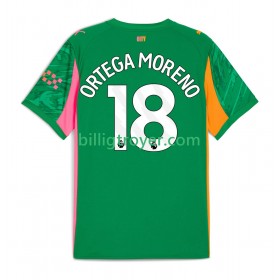 Billige Fotballdrakter Manchester City ORTEGA MORENO 18 Keeper Hjemmedraktsett 2025/26 Kortermet